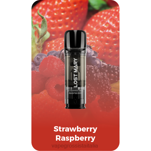 Vape All'Ingrosso - lampone fragola V620431 LOST MARY Tappo cialde sostitutive preriempite
