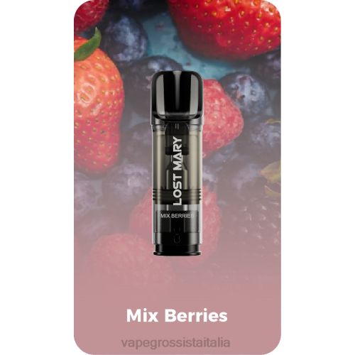 Vape Italia Collemarino - mescolare le bacche V620427 LOST MARY Tappo cialde sostitutive preriempite