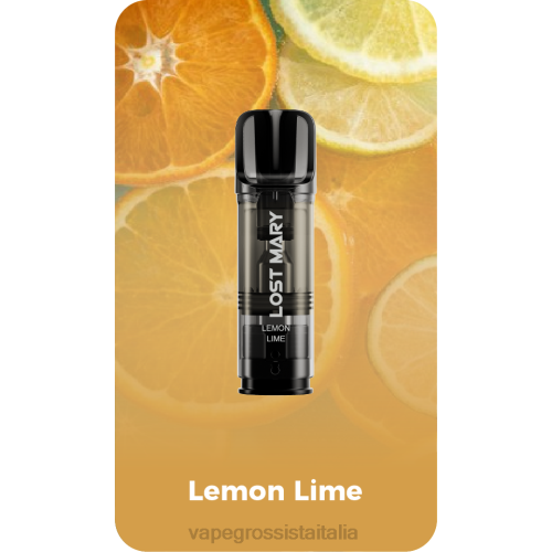 Vape Italia Osimo - limone lime V620425 LOST MARY Tappo cialde sostitutive preriempite
