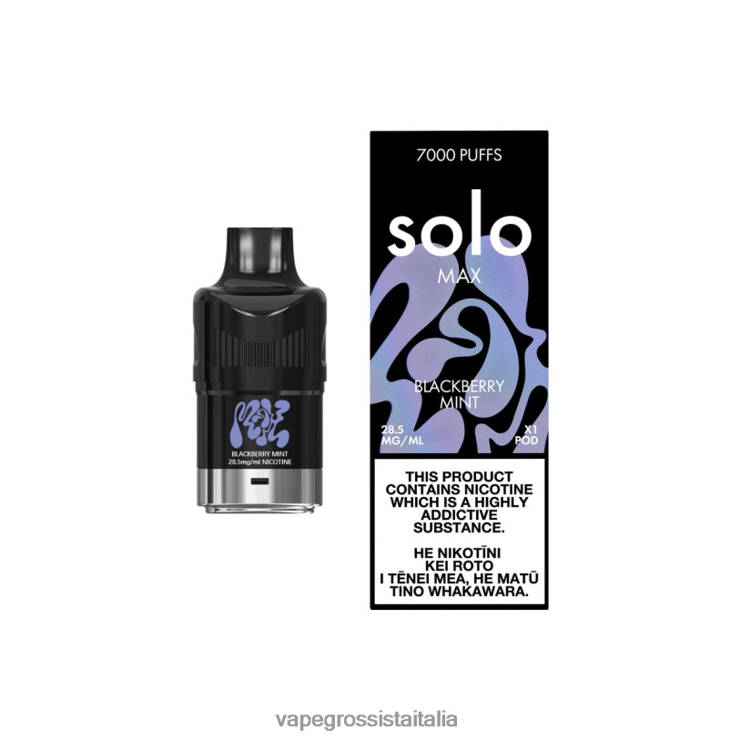 Vape Italia - Solo MAX baccello menta mora JH02273
