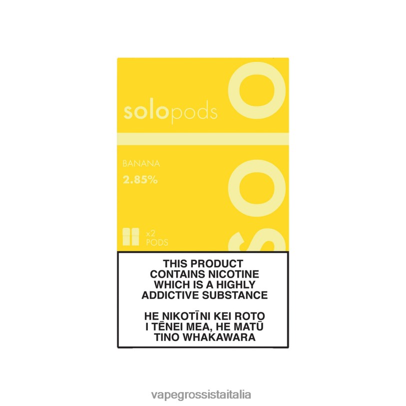 Vape Italia Ancona - Solo capsula di ricambio, confezione da 2 banana JH02264