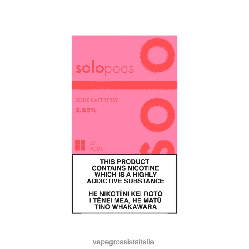 Vape Italia Centro Mirum - Solo capsula di ricambio, confezione da 2 lampone acido JH02259
