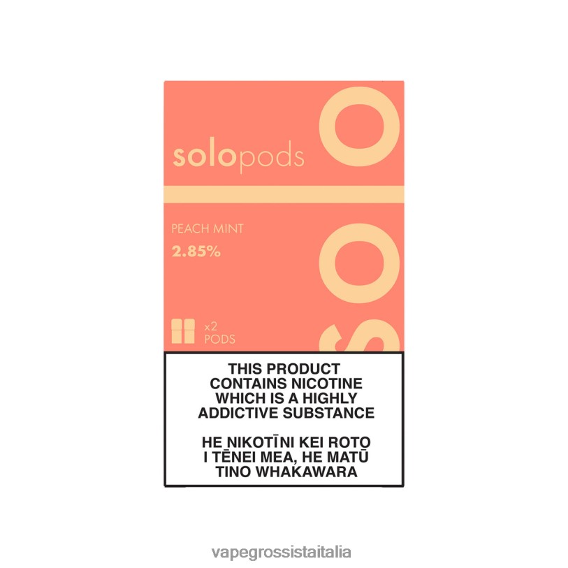 Vape Italia Collemarino - Solo capsula di ricambio, confezione da 2 menta pesca JH02257
