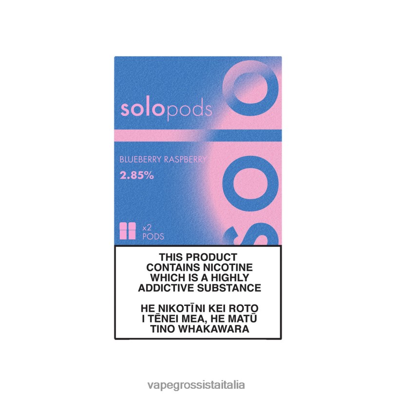 Vape Italia - Solo capsula di ricambio, confezione da 2 lampone mirtillo JH02253