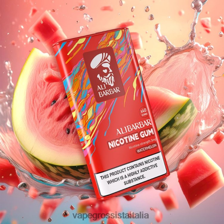Vape Italia Osimo - Alibarbar gomma alla nicotina anguria 8TR48B85