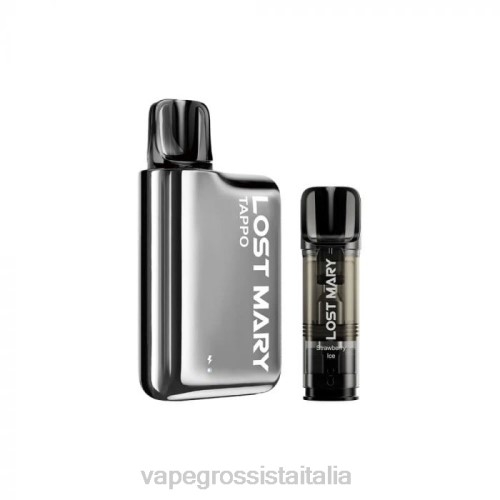 Vape Italia Senigallia - argento inossidabile x ghiaccio alla fragola V620438 LOST MARY Tappo kit di vaporizzazione pod