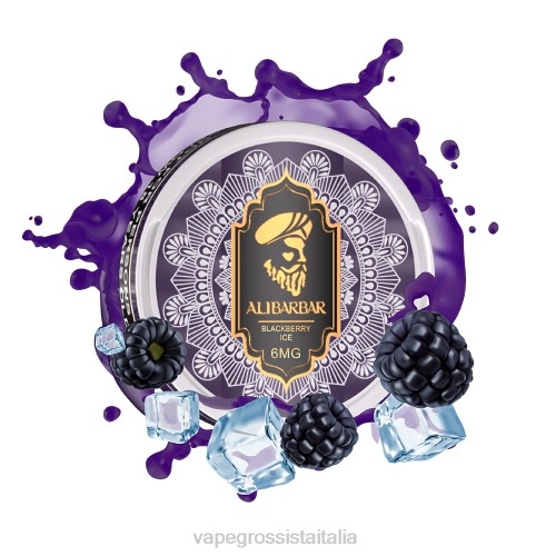 Vape Italia Ancona - ghiaccio alla mora V62064 ALIBARBAR sacchetto di nicotina