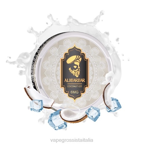 Vape Italia Centro Mirum - gelato al cocco V62069 ALIBARBAR sacchetto di nicotina