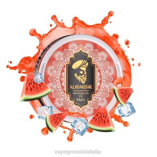Vape Italia Collemarino - ghiaccio di anguria V62057 ALIBARBAR sacchetto di nicotina