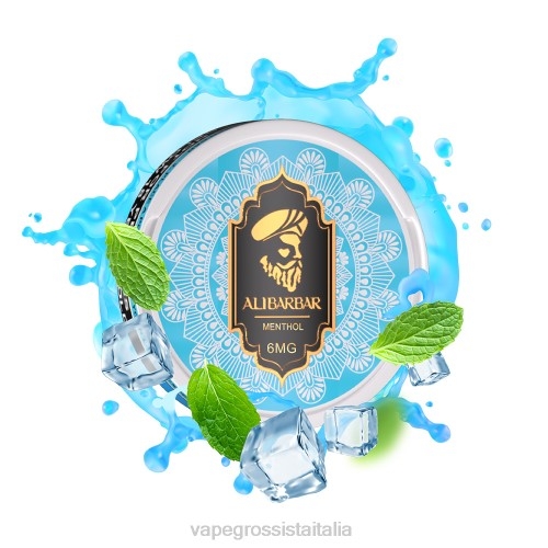 Vape Italia - mentolo V62063 ALIBARBAR sacchetto di nicotina
