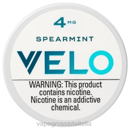 Vape Italia Recensioni - menta verde V62040 VELO busta di nicotina da 4 mg