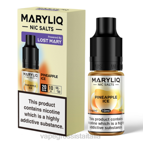 Vape Grossista Italia - ghiaccio all'ananas V620452 LOST MARY MARYLIQ sali di nicotina - 10 ml - 20 mg