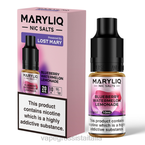 Vape Grossista Italia - limonata di anguria e mirtilli V620442 LOST MARY MARYLIQ sali di nicotina - 10 ml - 20 mg