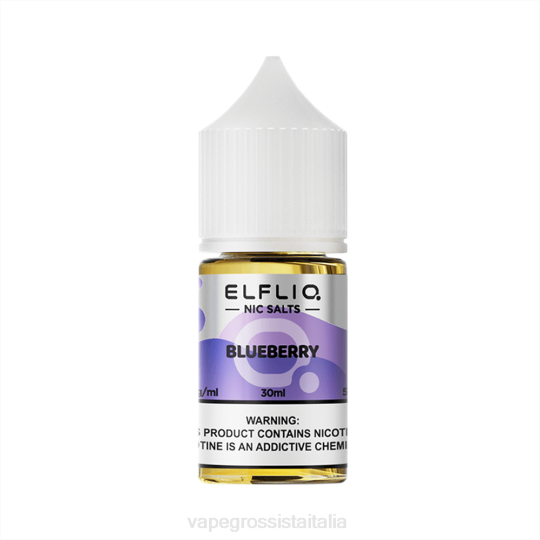 Vape All'Ingrosso - ELFBAR ELFLIQ Nic Salt 30ml mirtillo 6HFX11