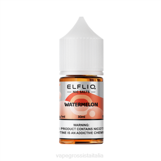 Vape Italia Ancona - ELFBAR ELFLIQ Nic Salt 30ml anguria 6HFX34
