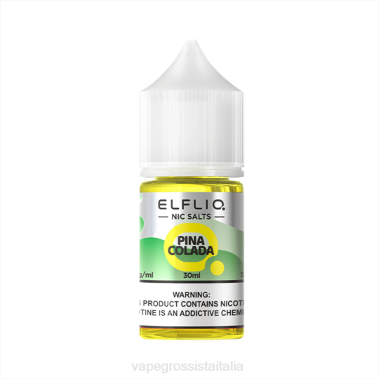 Vape Italia - ELFBAR ELFLIQ Nic Salt 30ml Pina Colada 6HFX23