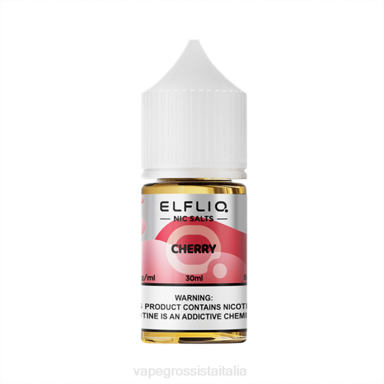 Vape Italia - ELFBAR ELFLIQ Nic Salt 30ml ciliegia 6HFX13