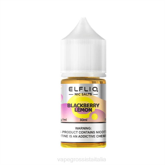 Vape Italia Senigallia - ELFBAR ELFLIQ Nic Salt 30ml Blackberry Lemon 6HFX8