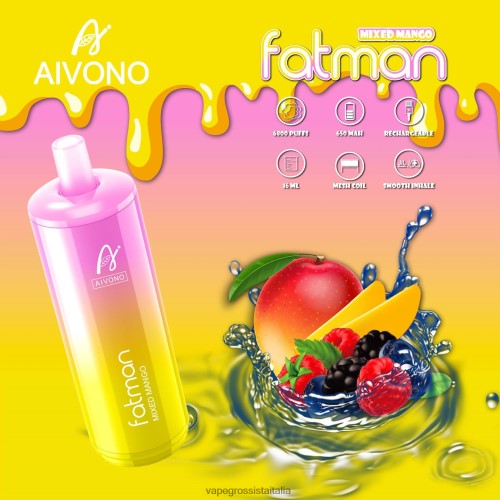 Vape Italia Fano - Aivono FATMAN 6800 mango misto VZ4N6626