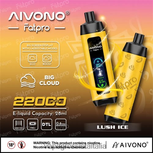 Vape Italia - Aivono Fatpro 22000 ghiaccio rigoglioso VZ4N663