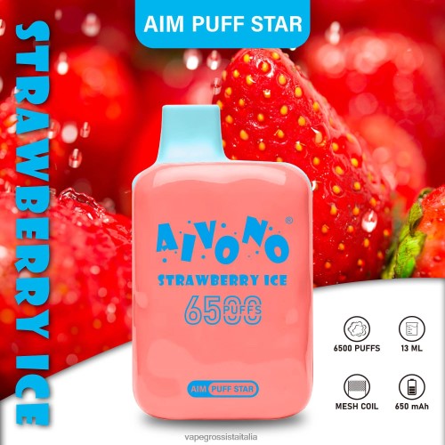 ghiaccio alla fragola