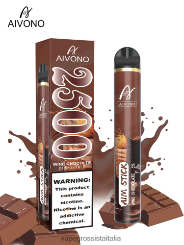 Vape Italia Fano - Aivono AIM STICK 2500 cioccolato al vino VZ4N66156