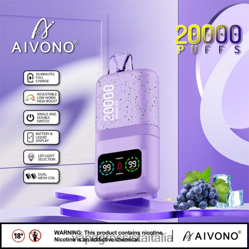 Vape Italia Fano - Aivono AIM magic 20000 ghiaccio d\'uva VZ4N6686