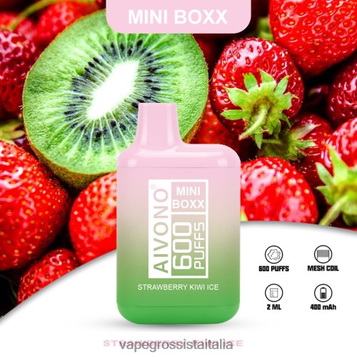 ghiaccio alla fragola e kiwi
