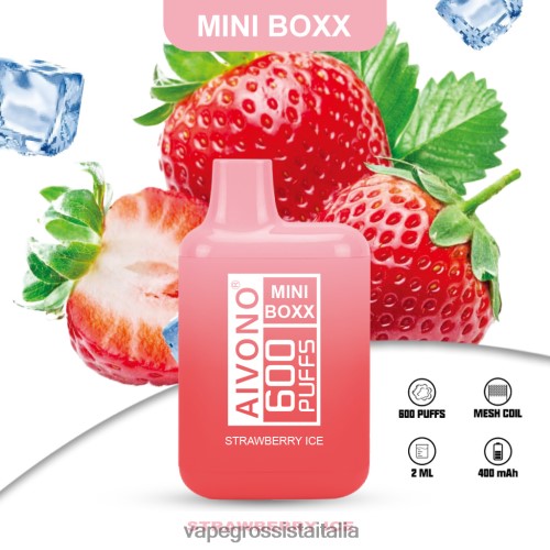 ghiaccio alla fragola