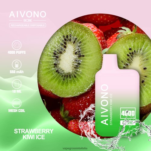 ghiaccio alla fragola e kiwi