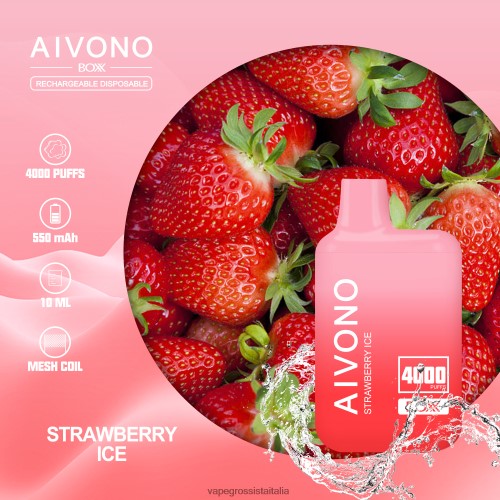 ghiaccio alla fragola