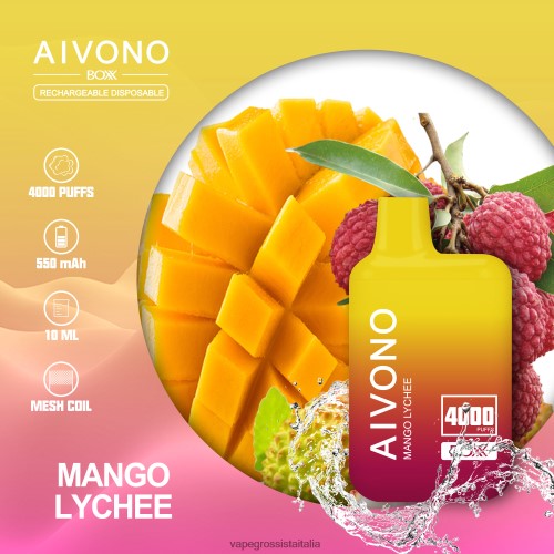 Vape Italia Fano - Aivono AIM BOXX 4000 litchi di mango VZ4N66216
