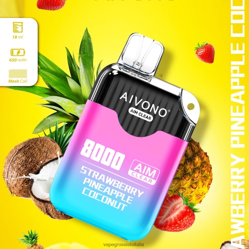 cocco fragola ananas