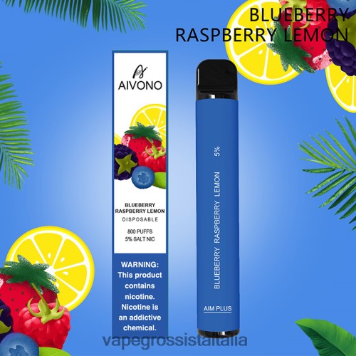 mirtillo lampone limone