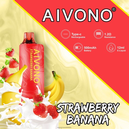Vape Italia Collemarino - Aivono AIM GUN 7000 banane alla fragola VZ4N66107