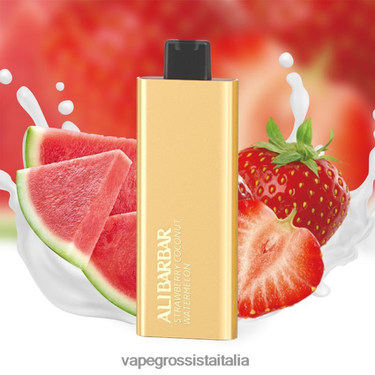 Vape Grossista Italia - Alibarbar Pandora 7000 vaporizzatore usa e getta anguria alla fragola e cocco 8TR48B62