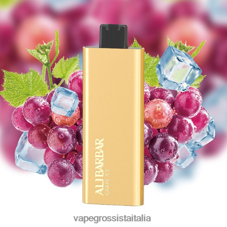 Vape Italia Fano - Alibarbar Pandora 7000 vaporizzatore usa e getta ghiaccio d'uva 8TR48B56
