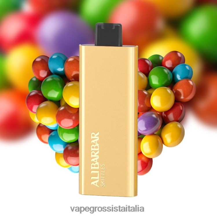 Vape Italia Recensioni - Alibarbar Pandora 7000 vaporizzatore usa e getta caramelle arcobaleno 8TR48B60