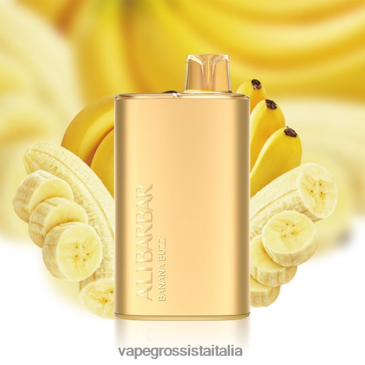 Vape Grossista Italia - Alibarbar Rich 8000 vaporizzatori usa e getta ronzio di banane 8TR48B2