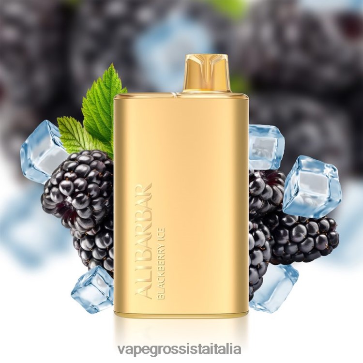 Vape Italia Recensioni - Alibarbar Rich 8000 vaporizzatori usa e getta ghiaccio alla mora 8TR48B10