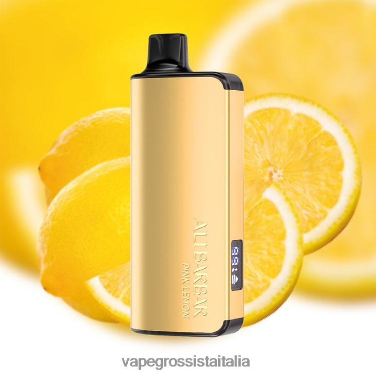 Vape Italia Recensioni - Alibarbar Ingot 20000 vaporizzatori usa e getta limone rosa 8TR48B40