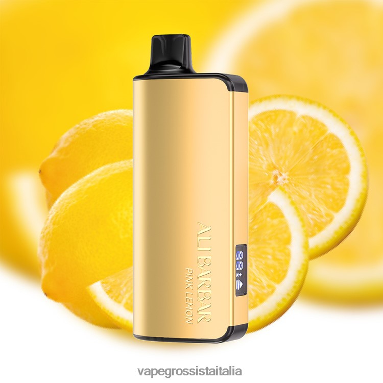 Vape Italia - Alibarbar Ingot 9000 vaporizzatore usa e getta limone rosa 8TR48B23