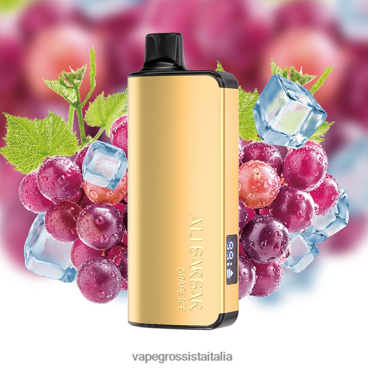 Vape Italia Recensioni - Alibarbar Ingot 9000 vaporizzatore usa e getta ghiaccio d'uva 8TR48B20