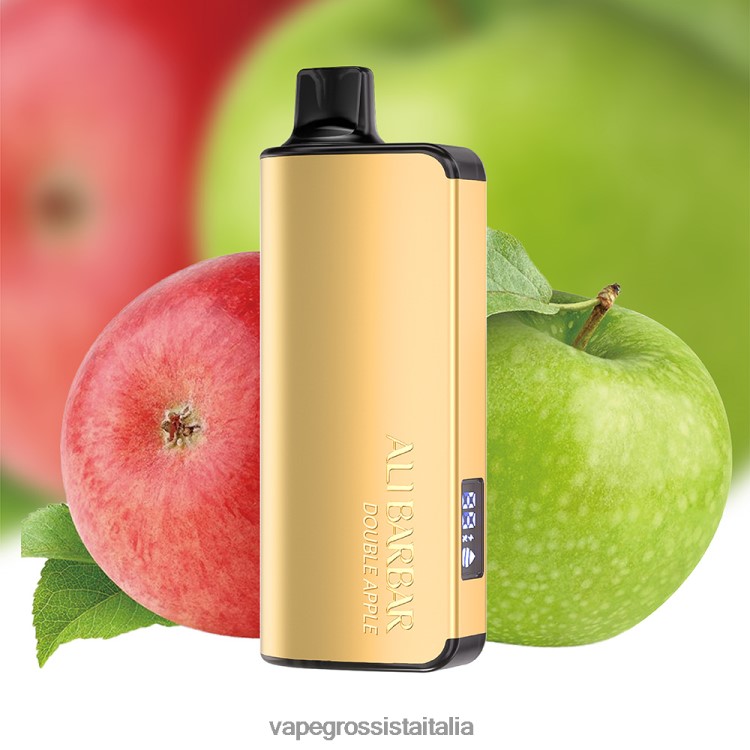 Vape Italia Senigallia - Alibarbar Ingot 9000 vaporizzatore usa e getta doppia mela 8TR48B28