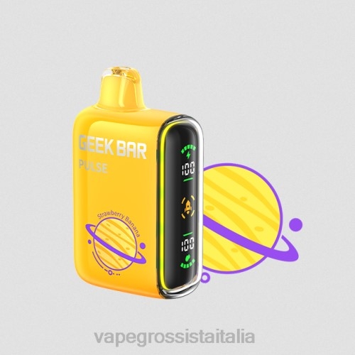 Vape Italia Osimo - banane alla fragola V62075 GEEK BAR Pulse edizione planet 7500 puff/15000 puff