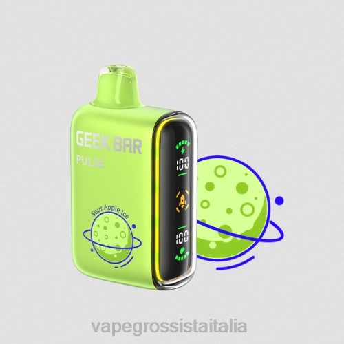 Vape Italia Osimo - ghiaccio di mela acida V62085 GEEK BAR Pulse edizione planet 7500 puff/15000 puff