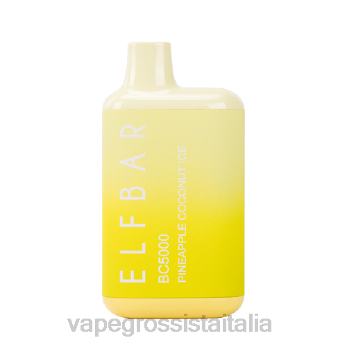 gelato al cocco e ananas