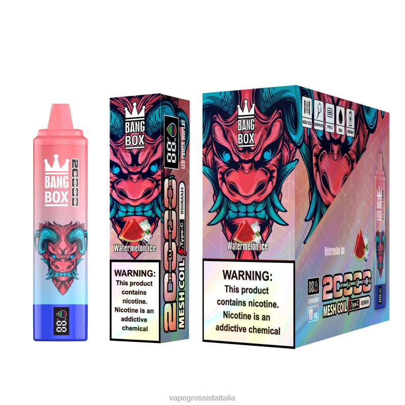 Vape All'Ingrosso - Bang Box 20000 ghiaccio di anguria 00FB656