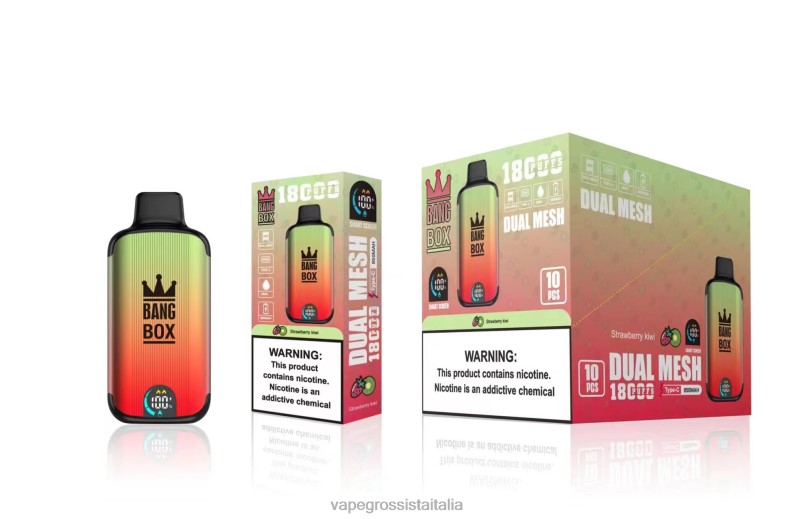 Vape Italia Ancona - Bang Box 18000 sbuffi kiwi fragola 00FB692