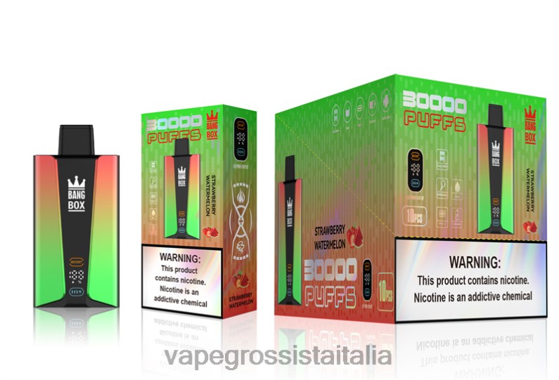 Vape Italia Collemarino - Bang Box Schermo intelligente da 30000 sbuffi anguria alla fragola 00FB675